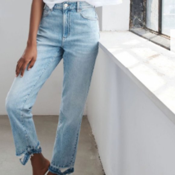 womens vintage straight leg jeans
